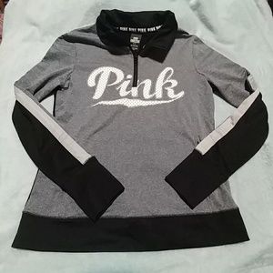 Pink by VS Ultimate Quarter Zip